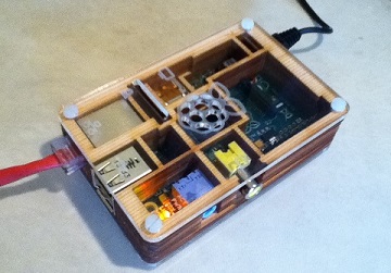 My Raspberry Pi in a timber box Raspberry Pi Server in Timber Box